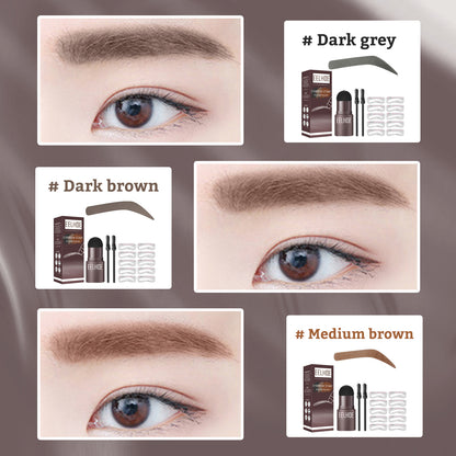 EELHOE Eyebrow Stencil for Drawing Eyebrows Lazy Eyebrow Filler Makeup Brow Powder Waterproof Hairline Powder