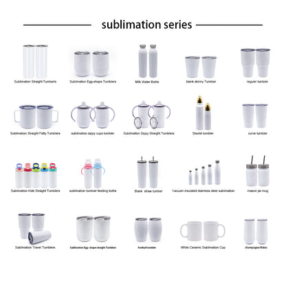 Ready to Ship Double Wall  Sublimation Straight Wine Blank 12oz Stainless Steel Egg Shaped Tumbler With Lid