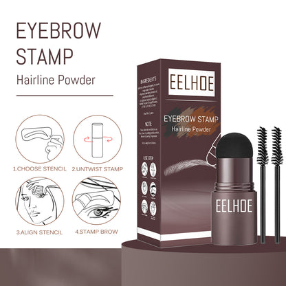 EELHOE Eyebrow Stencil for Drawing Eyebrows Lazy Eyebrow Filler Makeup Brow Powder Waterproof Hairline Powder