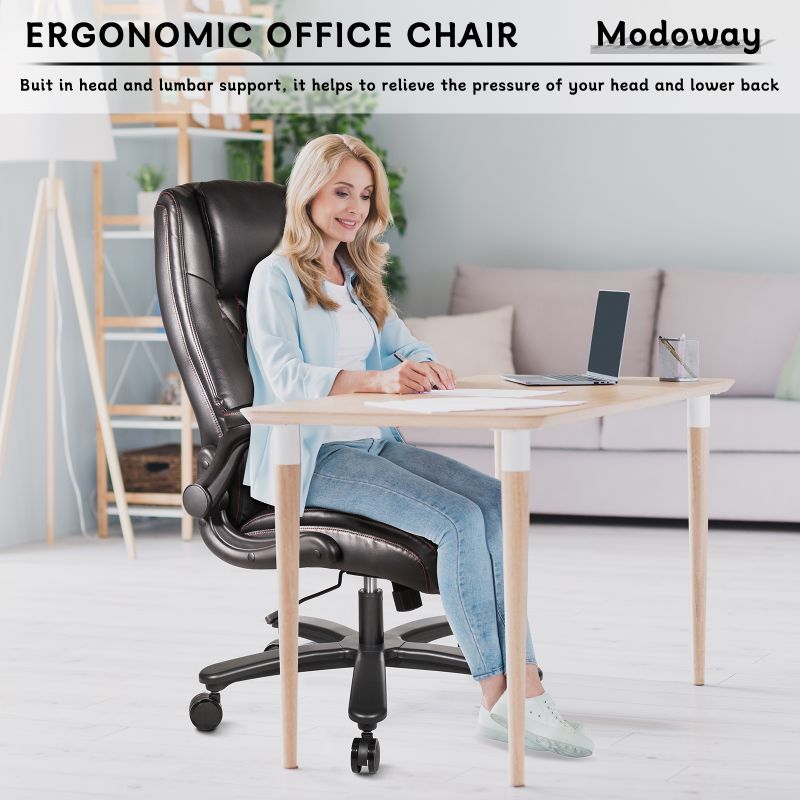 Factory Direct Luxury Executive Boss Ergonomic Leather Chair Modern Computer Office Chair Rotary Lifting Massage Office Study