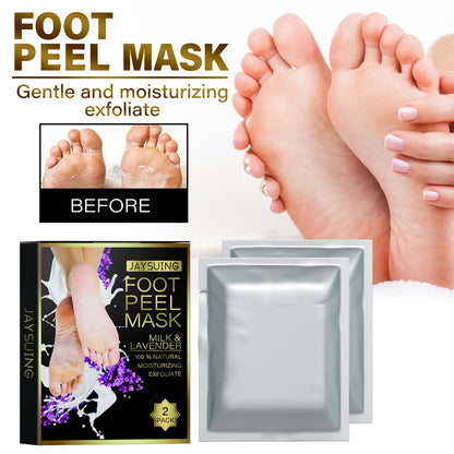 Jaysuing Lavender Exfoliating Foot Mask Exfoliating Foot Care Hydrating Moisturizing Anti-Chapping Moisturizing Skin