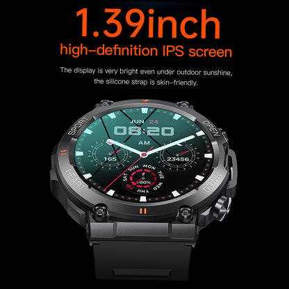 SENBONO K56PRO New Outdoor Sports Smart Watch Men Round 1.39inch Big Screen Custom Dial Answer Call 400mAh Men Smartwatch Woman