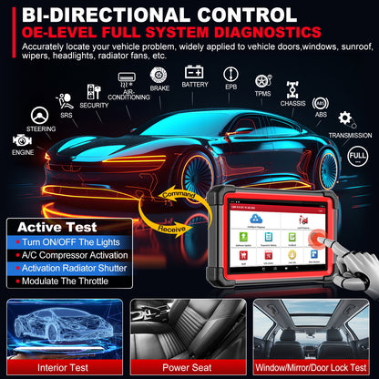 2025 New Arrival Launch CRP919E-BT-Europe Wireless Bidirectional Vehicle Diagnostic Scan Tool OBD2 EOBD Code Reader