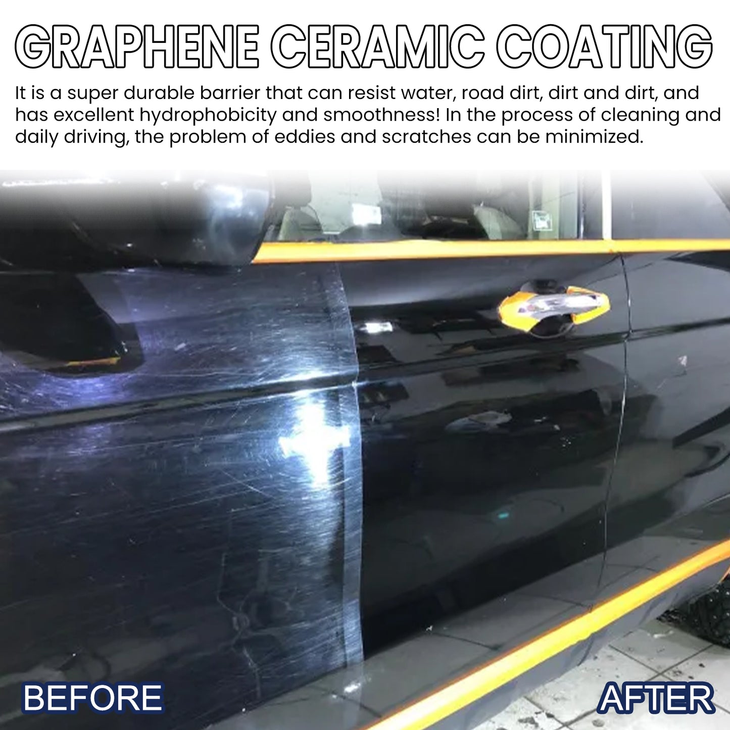 Rayhong Graphene Ceramic Coating for Cars Super Flowing Water Plating Crystal Coating Waterproof Seal Glaze Maintenance Car Paint