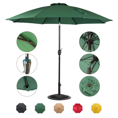 Danlong 10 ft Outdoor Patio Sun Table Tilt Umbrella Parasol Canopy Shade for Garden/parasol De Plage Design