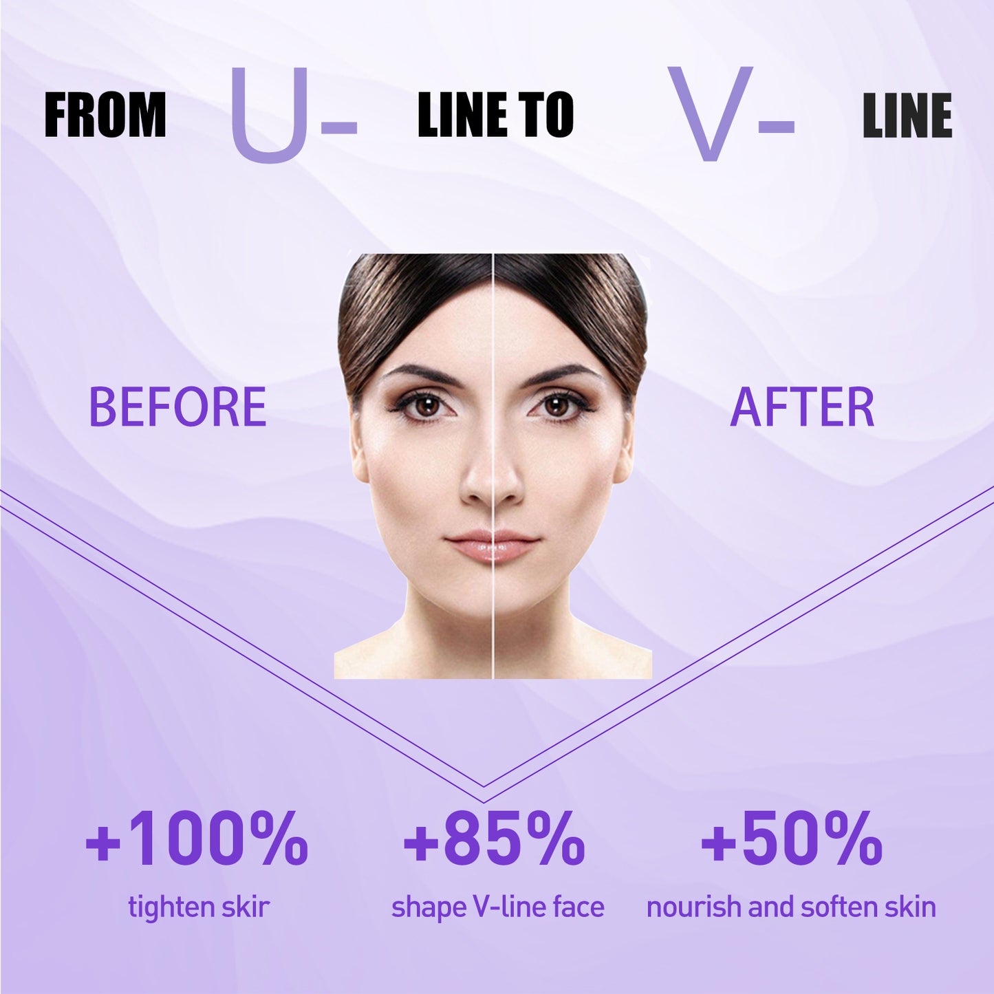 Jaysuing V Face Tightening Cream Tightening Moisturizing Facial Contour Chin Face Skin Massage Care Cream