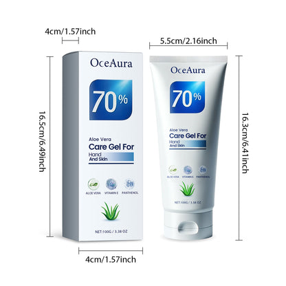 OceAura Aloe Hand Care Gel Moisturizing Refreshing Moisturizing Cream Anti-Chapping Repair Hand Skin