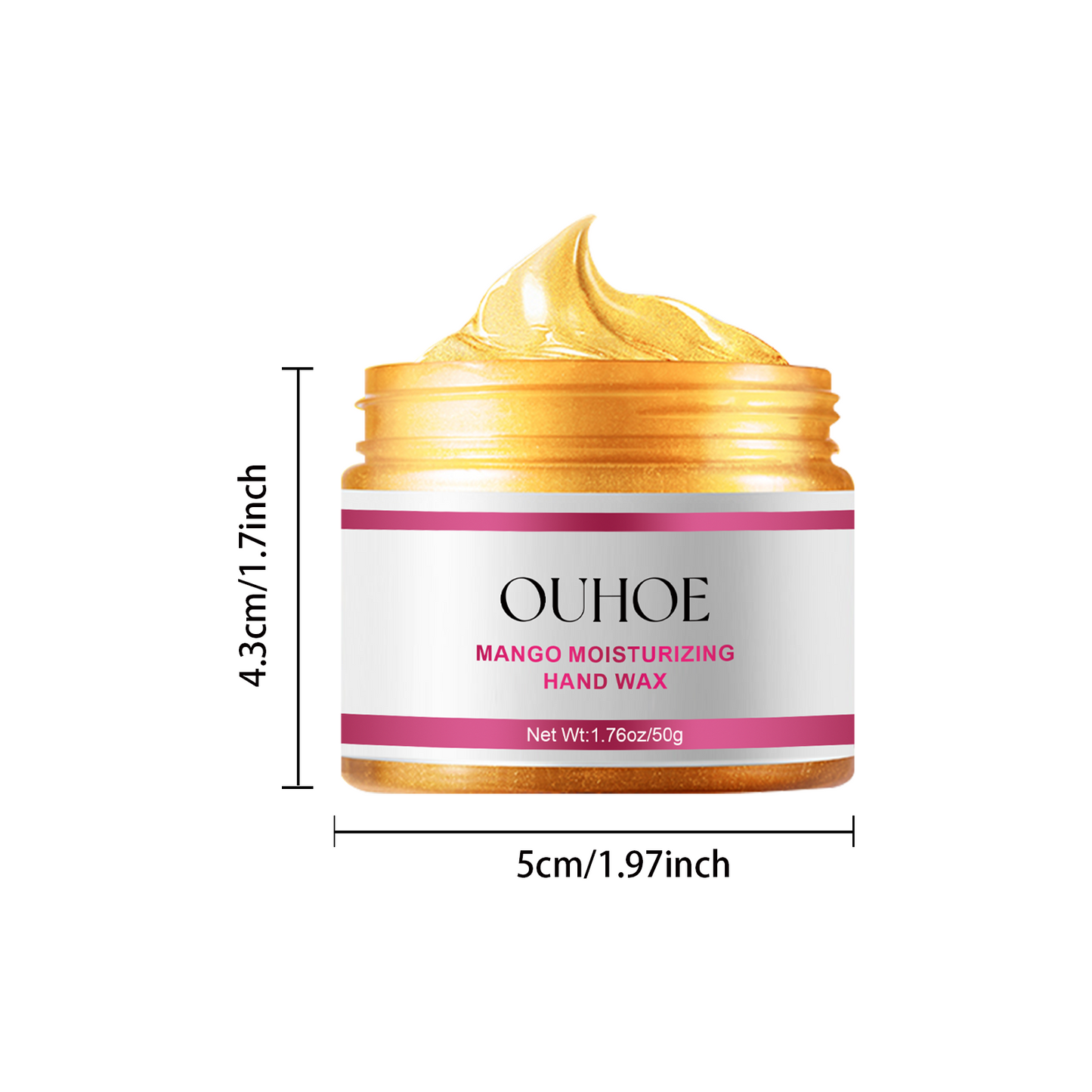 OUHOE Exfoliating Hand Mask Moisturizing and Softening Skin, Relieves Dry and Rough Hands, Prevents Cracking