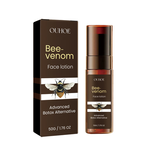 OUHOE Bee Venom Firming Face Lotion Fade Fine Lines Neck Lines Eye Area Moisturize Firm Skin Hydrate Anti-Aging