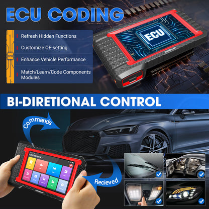 KINGBOLEN K7 Bidirectional 3-Year Update 28+ Reset Service ECU Coding  All System Diagnostic Tool PK THINKSCAN MAX 2