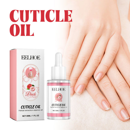 EELHOE Peach Nail Care Oil Nail Repair Solution for Hands, Feet, Ingrown Nails, and Nail Fungus with Brightening and Thickening Effects