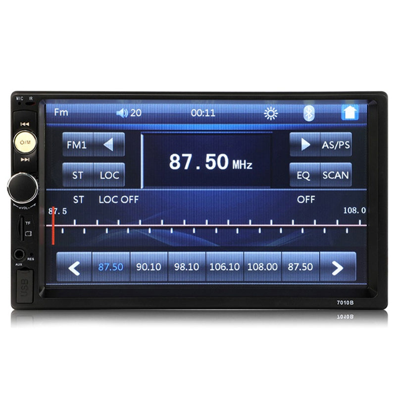 7010B Car Radio Autoradio 2 Din Stereo Receiver 7" Hd Touch Screen Multimedia Mirror Link BT/FM Car Stereo Player