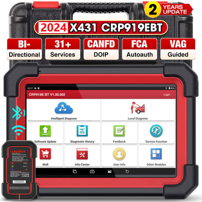 CRP919E Bluetooth CANFD DIOP Full System Code Reader Diagnostic Tools Machine OBD2 Scanner ECU Coding Active Test