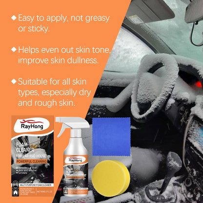 Rayhong Car Multi-Purpose Foam Cleaner Car Interior Steering Wheel Plastic Fabric Seat Stain Cleaner