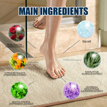 EELHOE Shower Piece Deep Cleansing and Moisturizing Skin Freshing and Moistrurizing Portable Aromatic Aromatherapy Bath Cleaning Plate