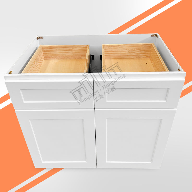 Ready to Ship American Warehouse B33-B36 in Stock RTA Kitchen Cabinets Free Shipping Affordable Solid Wood Cabinets for Remodel