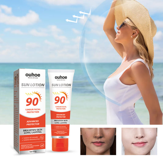 OUHOE Protective cream Summer Outdoor UV Protection Refreshing Moisturizing Protective Cream