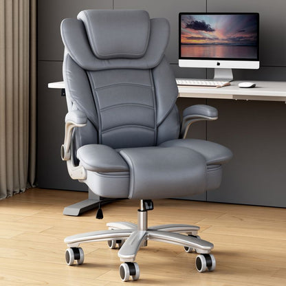 China Manufacture Swivel Executive Office Chair Modern Design Ergonomic Mesh Chair with Adjustable Headrest Iron Metal Material