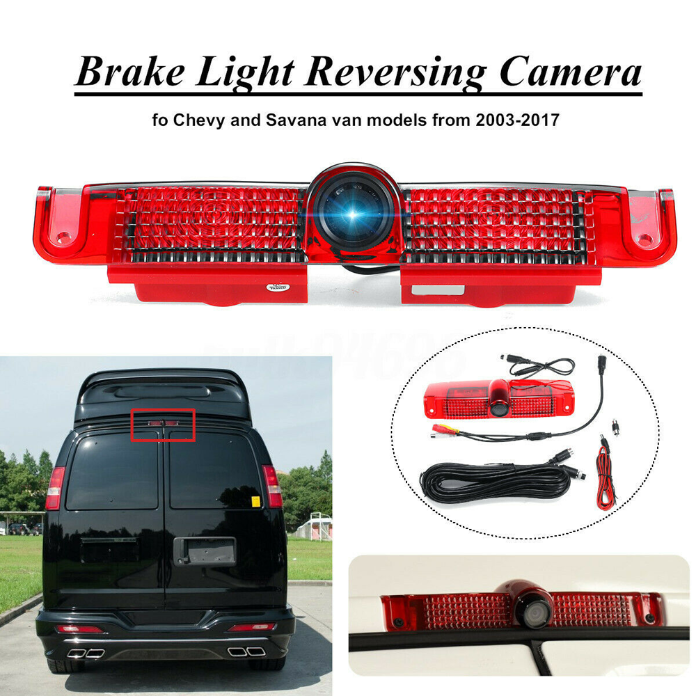 IPoster IR Night Vision Brake Light Rear View Camera for GMC