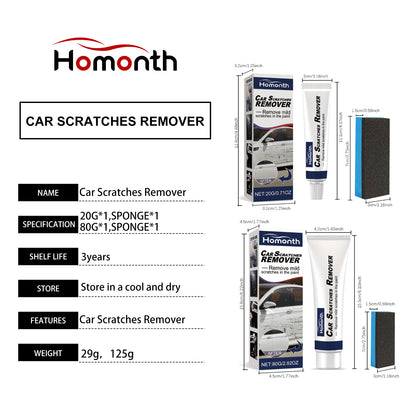 Homonth Car Scratch Repair Agent Scratch Removal Grinding Agent Paint Surface Car Polishing Wax Car Scratch Repair