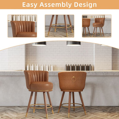 Modern Bistro Bar Stool Chair High Metal Legs Upholstered Seating Nightclubs Hotels Commercial Stock Furniture Deco Living Room