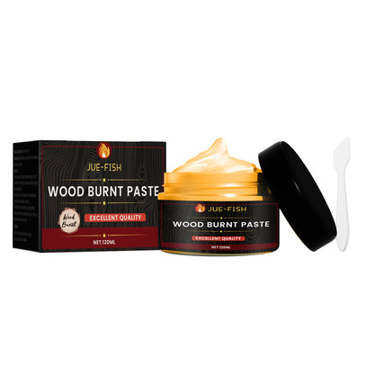 Jue-Fish Wood burning paste Camping Outdoor Wood Fabric Combustion-Supporting DIY Pyrography Wood Burning Paste