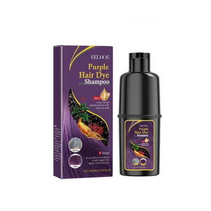 EELHOE Black Hair Beauty Shampoo Series Gentle Non-Irritating Moisturizing Scalp Easy Color Changing Hair Shampoo