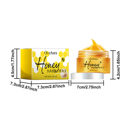 OceAura Honey Exfoliating Peel-Off Hand Mask Moisturizing and Softening Skin, Relieves Dry Hands