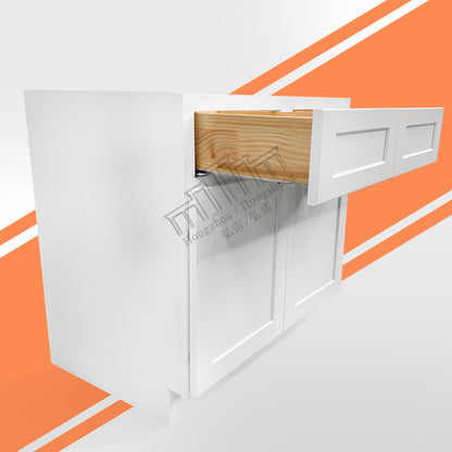 Ready to Ship American Warehouse B33-B36 in Stock RTA Kitchen Cabinets Free Shipping Affordable Solid Wood Cabinets for Remodel