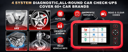 Launch CRP123i V2.0 Multi System Diagnostic OBD2 Scan Tool 2025 New Ver. Creader Elite PK CRP123X