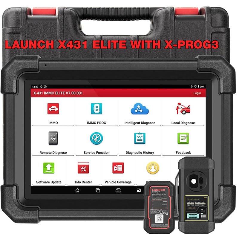 LAUNCH X431 IMMO Elite Key Programming Tool Cars Key Programmer Universal Auto Scan Machine With 33 Resets