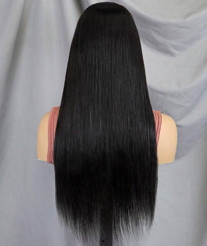 6x4 200% Density Virgin Human Hair Wigs for Black Women Vietnamese Raw Hair Transparent Lace Front Pre-Plucked Bleached Knots