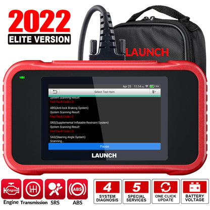 CRP123E V2.0 OBD2 Display 4 Systems ENG ABS SRS Transmission OBD II Code Reader Scanner Universal Car Diagnostic Tool