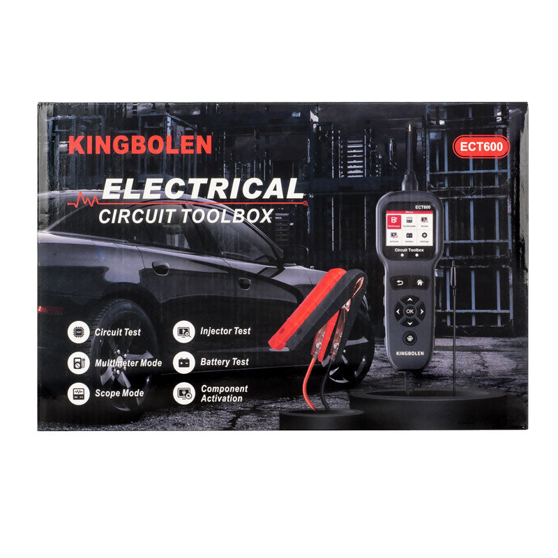 Kingbolen ECT600 Automotive Power Circuit Tester 12V 24V Car Test Light Electrical Diagnostic Tool Master Kit