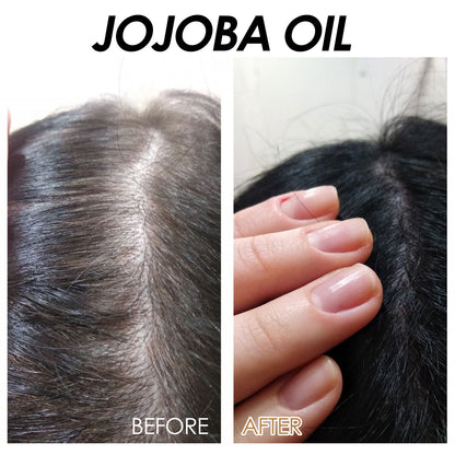 West&Month Jojoba Oil Hair Treatment Gentle Moisturizing Scalp Care for Dry and Frizzy Hair Smoothing Hair Oil