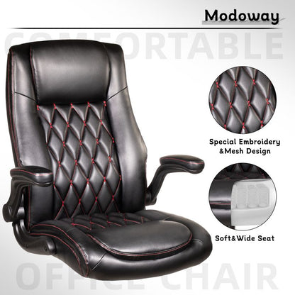 Factory Direct Luxury Executive Boss Ergonomic Leather Chair Modern Computer Office Chair Rotary Lifting Massage Office Study