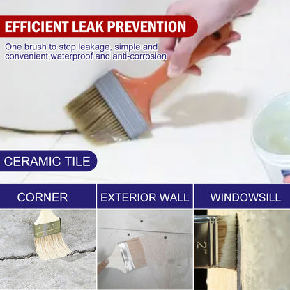 Jue-Fish Transparent Leak-Repairing Waterproof Adhesive Brick-Free Bathroom Kitchen Floor Tile Paint Waterproof Agent