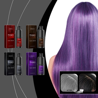 Hoegoa Hair Shampoo Gentle, non-irritating, and does not damage the scalp DIY Long-lasting Easy-to-Color Hair Shampoo