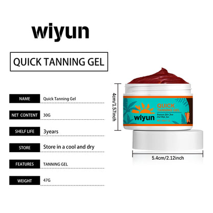 Wiyun Darkness Repair Gel Darkening Repair Gel Bronze Tone Sun Aid Beauty Moisturizing Hydrating Nourishing Gel