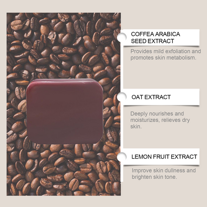 West&Month Coffee Facial Soap Coffee Essence Gentle Cleansing Nourishing Skin Moisturizing Brightening Soap