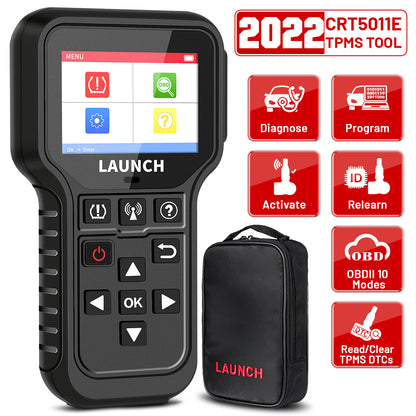 LAUNCH X431 CRT5011E OBD2 Diagnostic Tool TPMS Tool Sensor Programming OBD Scanner Tire Pressure Tool With 433/315Mhz Sensor