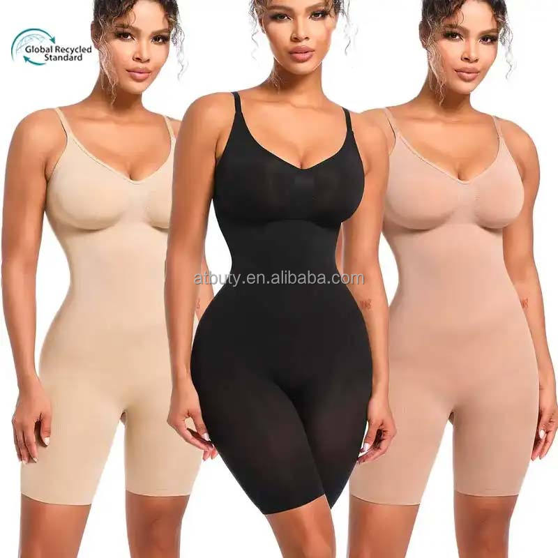 Dropship SEAMLESS Postpartum Abdomen Shapewear Sculpting Short Mid Thigh Slimming Body Shaper for Women Tummy Control Slimmer