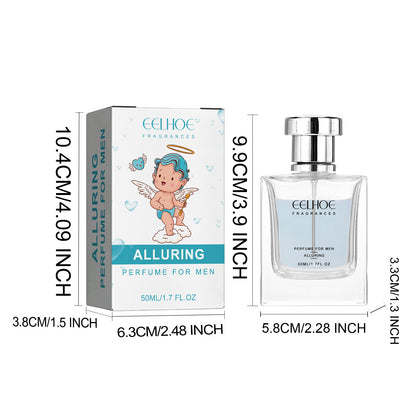 EELHOE Cupid Information Perfume Long-Lasting Light Perfume Fresh Natural Niche Fragrance Wrist behind Ear Perfume