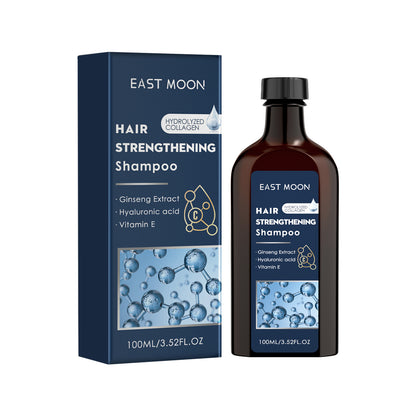 East Moon Men's Shampoo Deep Cleansing Moisturizing Hair Root Scalp Massage Nourishing Care Shampoo