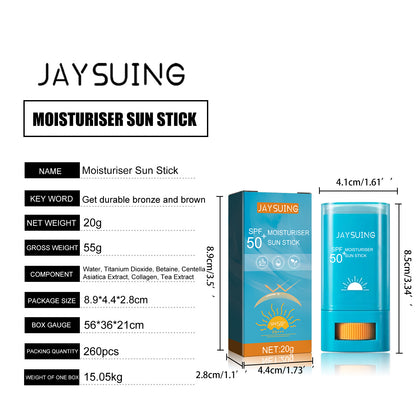 Jaysuing Moisturizing Protective Stick Protective Refreshing Waterproof Sweatproof UV Protection Cream