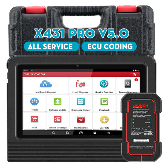 X431 PRO V5.0 Car Full System Diagnostic Tools Auto OBD OBD2 Scanner ECU Coding 37+ Reset Active Test