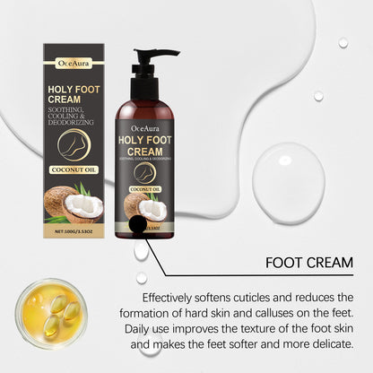 OceAura Protective Foot Cream Soothing Dry Foot Skin Hydrating, Nourishing and Moisturizing Daily Care Foot Cream