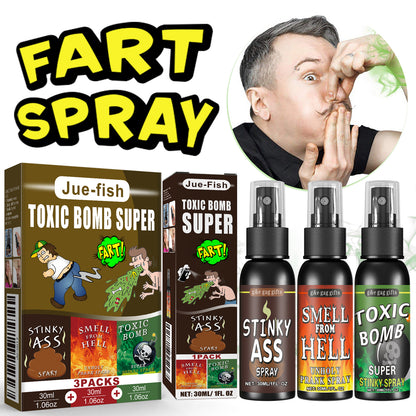 Jue-Fish Stink Spray April Fool's Day Prank Liquid Toy Prank Stinky Smell Entertainment Poop Hell Bomb Smell