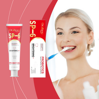 Oralhoe Probiotic Whitening Toothpaste Tooth Cleaning Hygiene Reduce Stains Care Oral Care Toothpaste