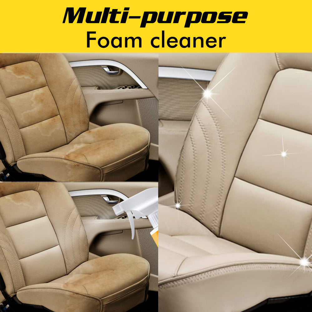 EELHOE Multifunctional foam cleaner Genuine Leather Seat Foam Head Cleaner Car Interior Stain Removal Cleaner